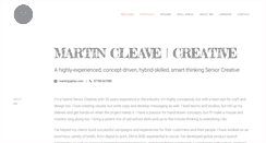 Desktop Screenshot of martincleave.com